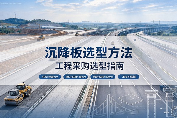 竹溪沉降板选择方法
