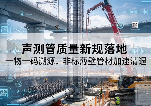 竹溪声测管质量新规落地，一物一码溯源，非标薄壁管材加速清退