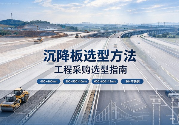 竹溪沉降板选择方法